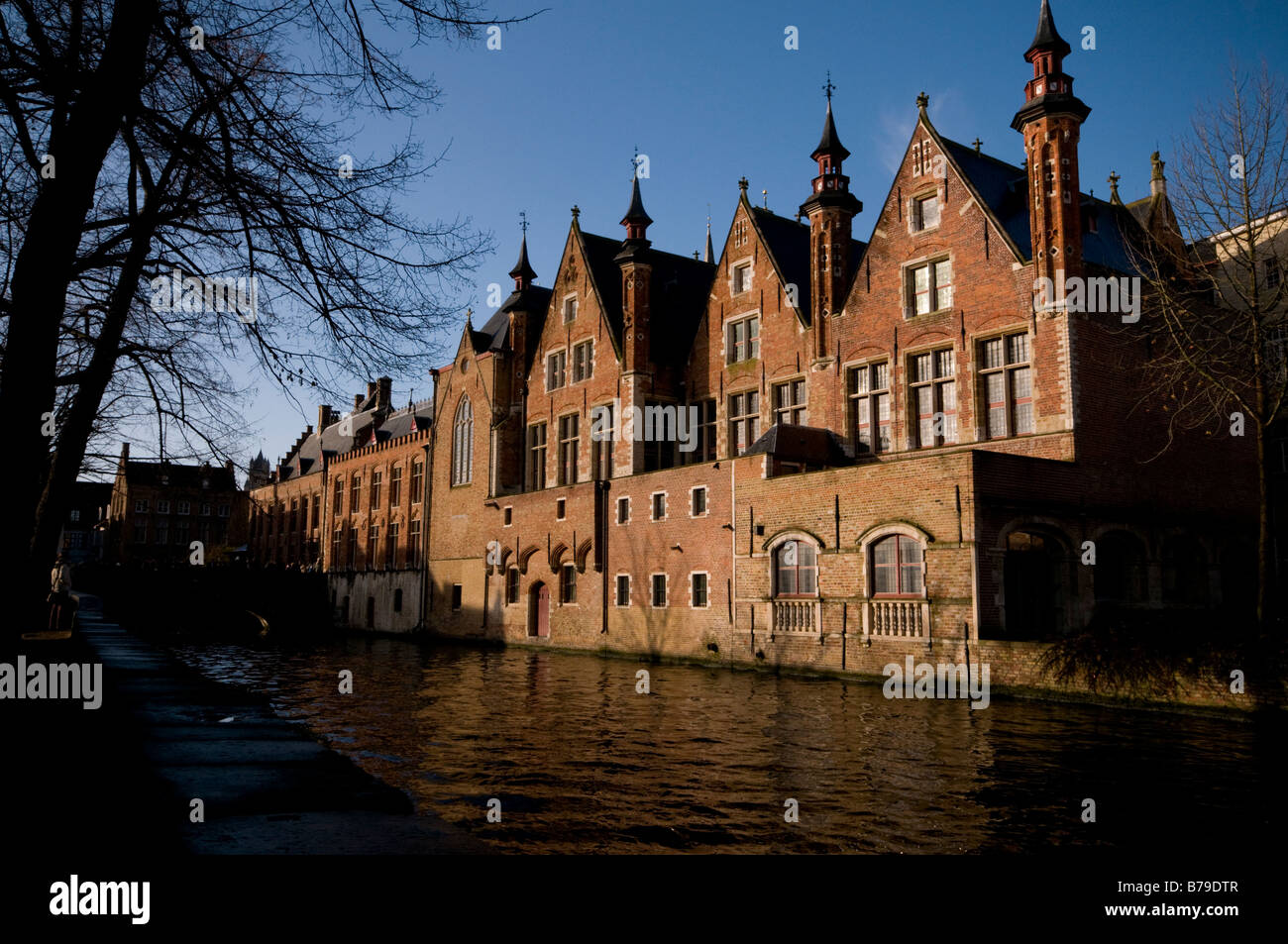 Stradhuis (town hall), Bruges / Brugge, Belgium Stock Photo