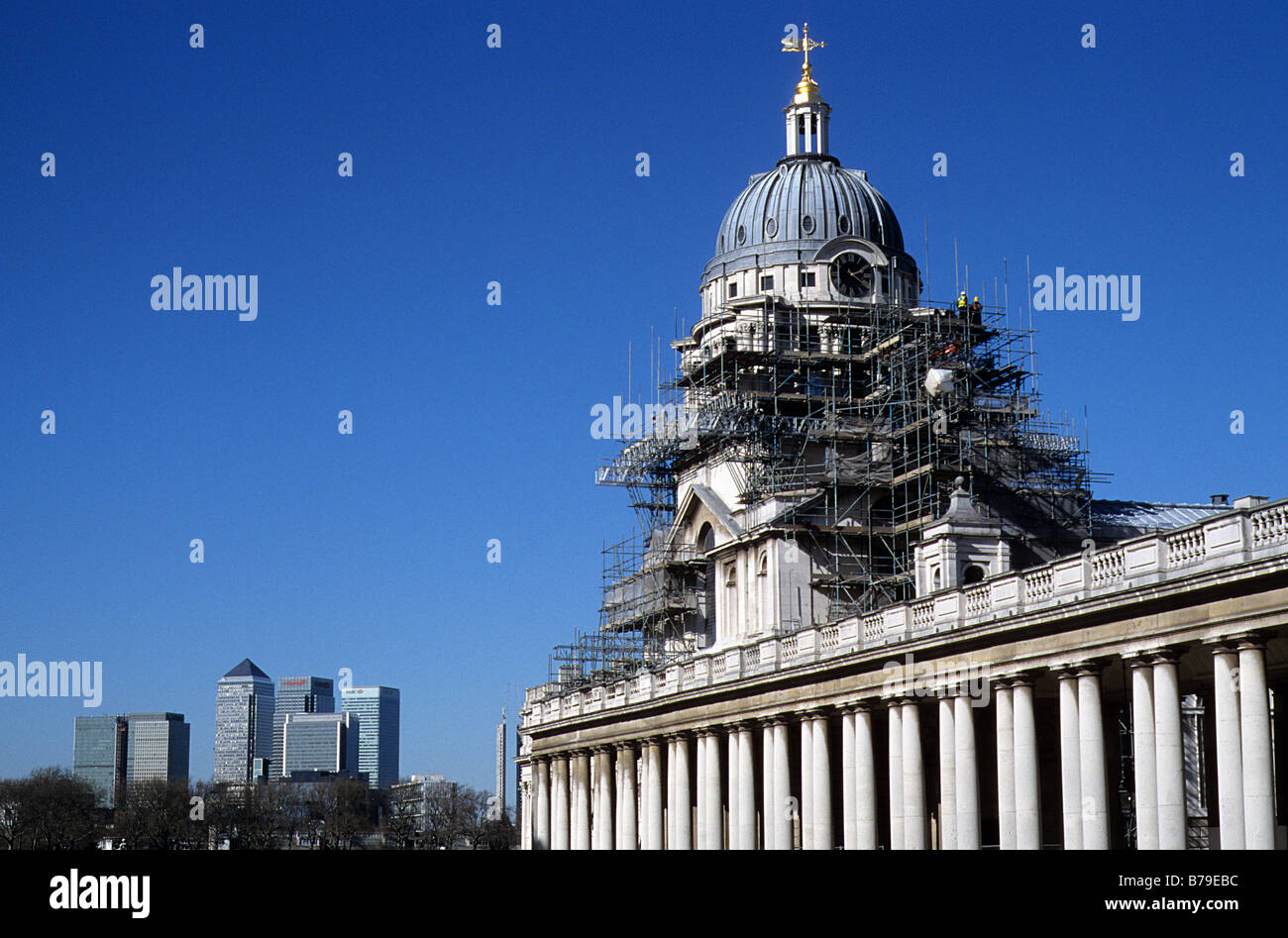 Greenwich Royal Naval Hospital, London, Queen Mary's block, architects