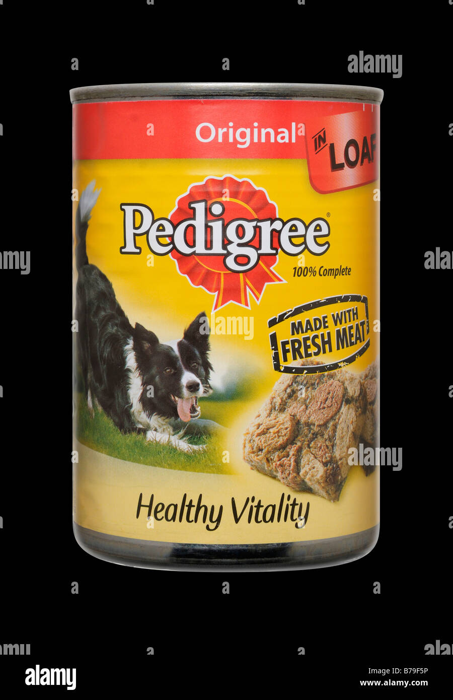 Pedigree Chum Dog Food Tin Stock Photo