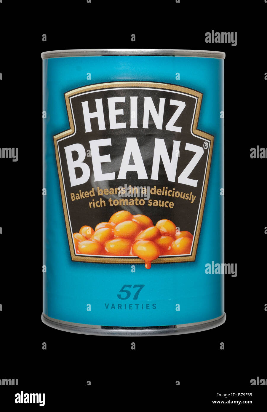 Heinz Baked Beans Beanz Tin Stock Photo
