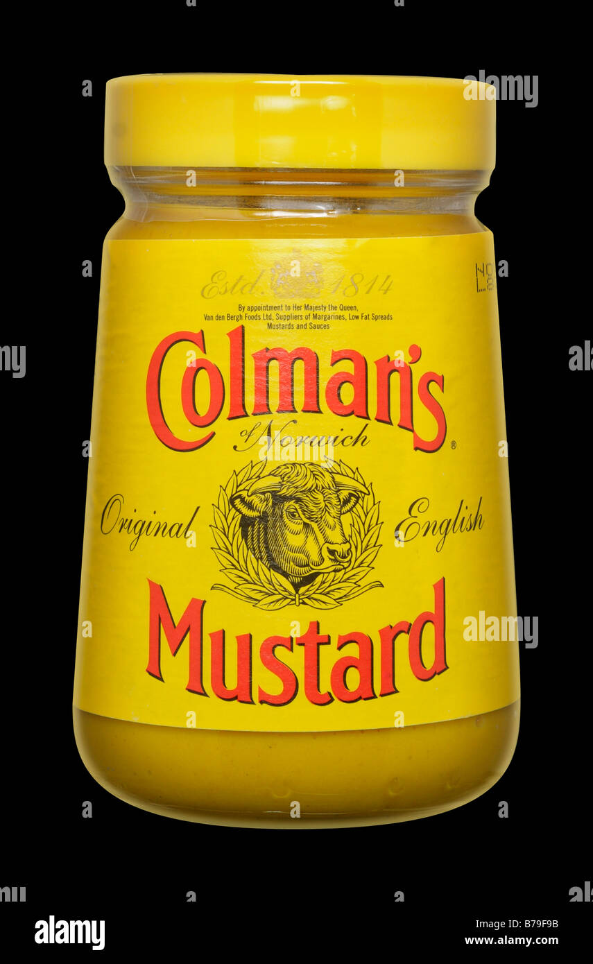 Colmans English Mustard Norwich Stock Photo