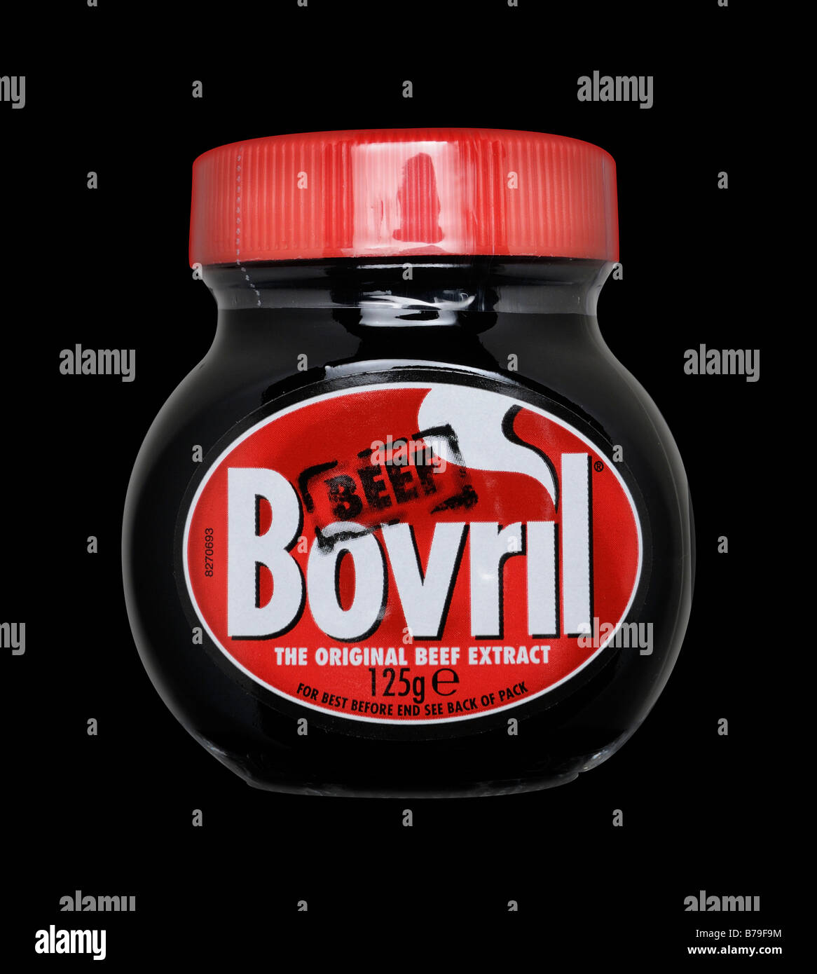 Bovril Jar Stock Photo