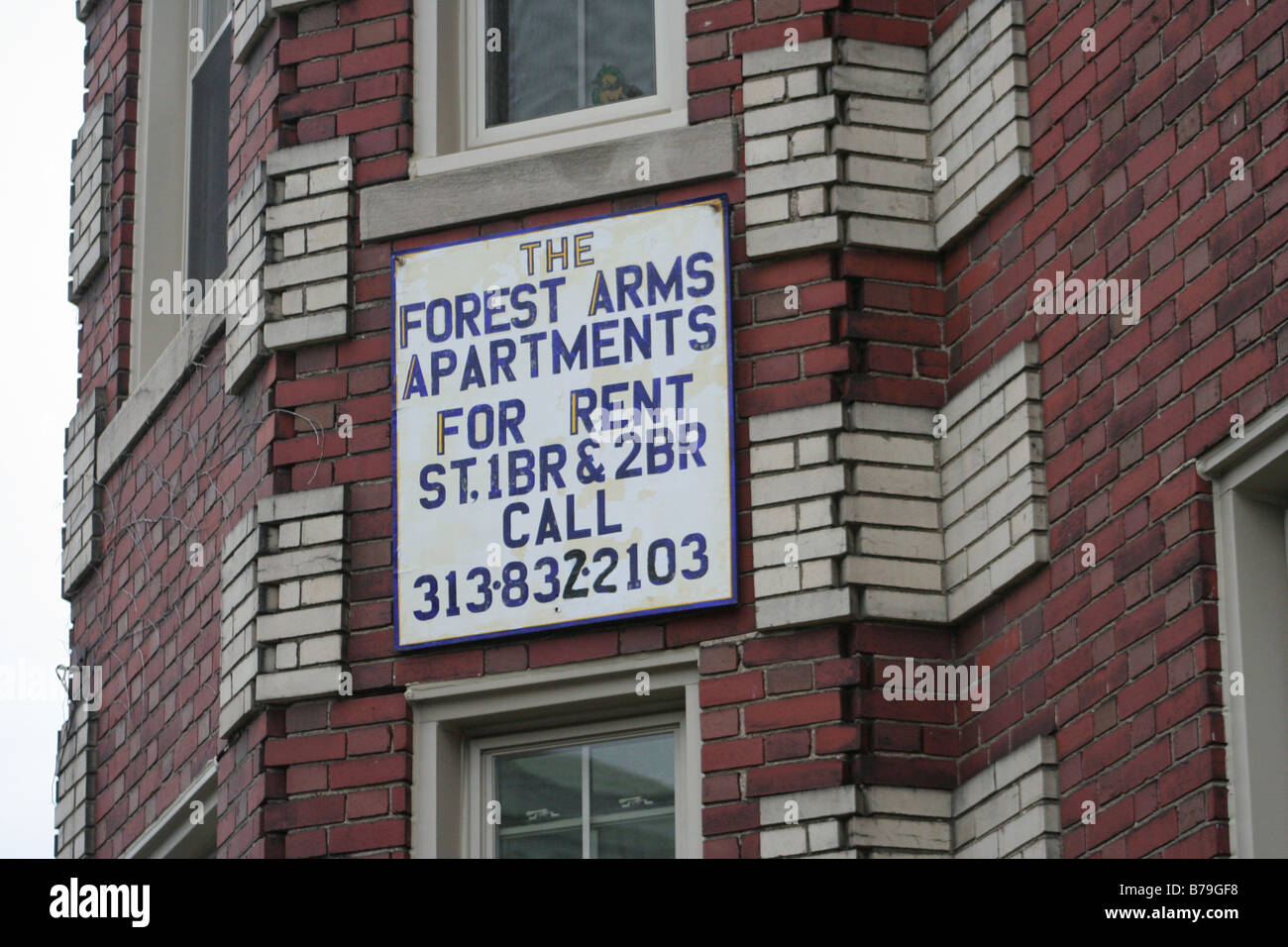 Forest Arms Apartments, before the devastating fire Stock Photo Alamy