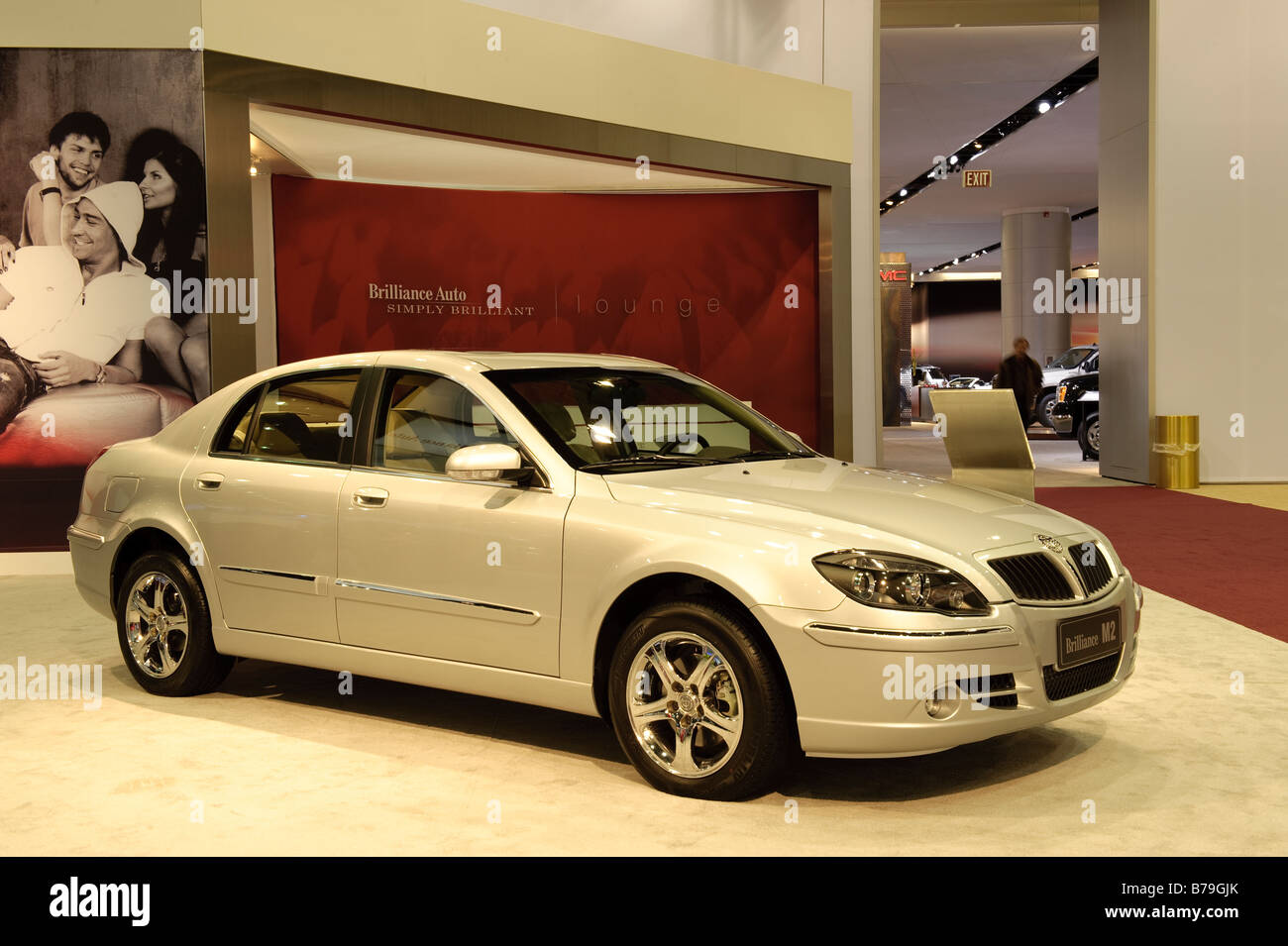 Brilliance M2 at the 2009 North American International Auto Show in Detroit Michigan USA. Stock Photo