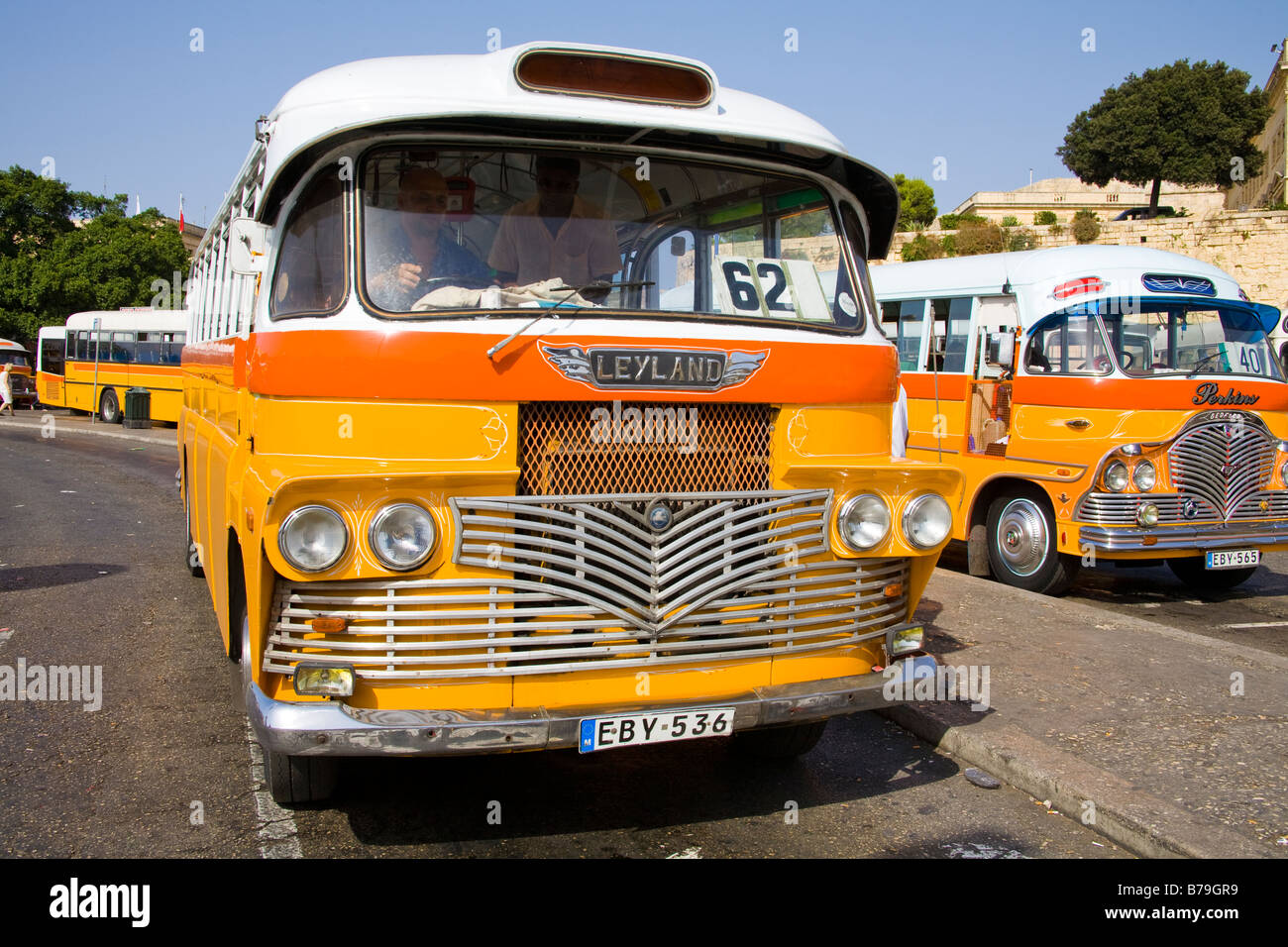 Public Transport Bus Parked At The Bus Terminus Valletta Malta Stock | My  XXX Hot Girl