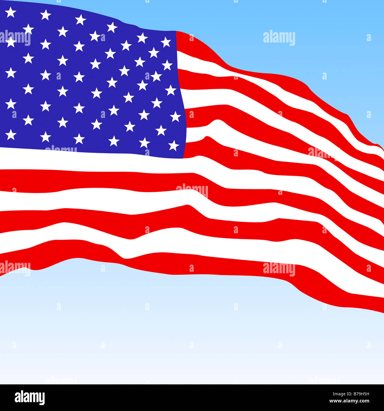 American flag Stock Photo