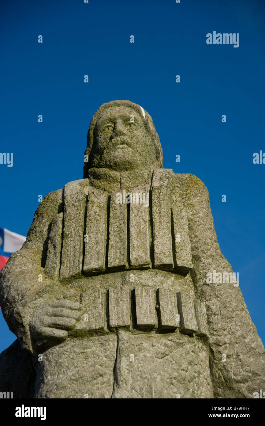 Royal National Lifeboat Institution Memorial at the National Memorial Arboreteum at Alrewas in Staffordshire, England Stock Photo