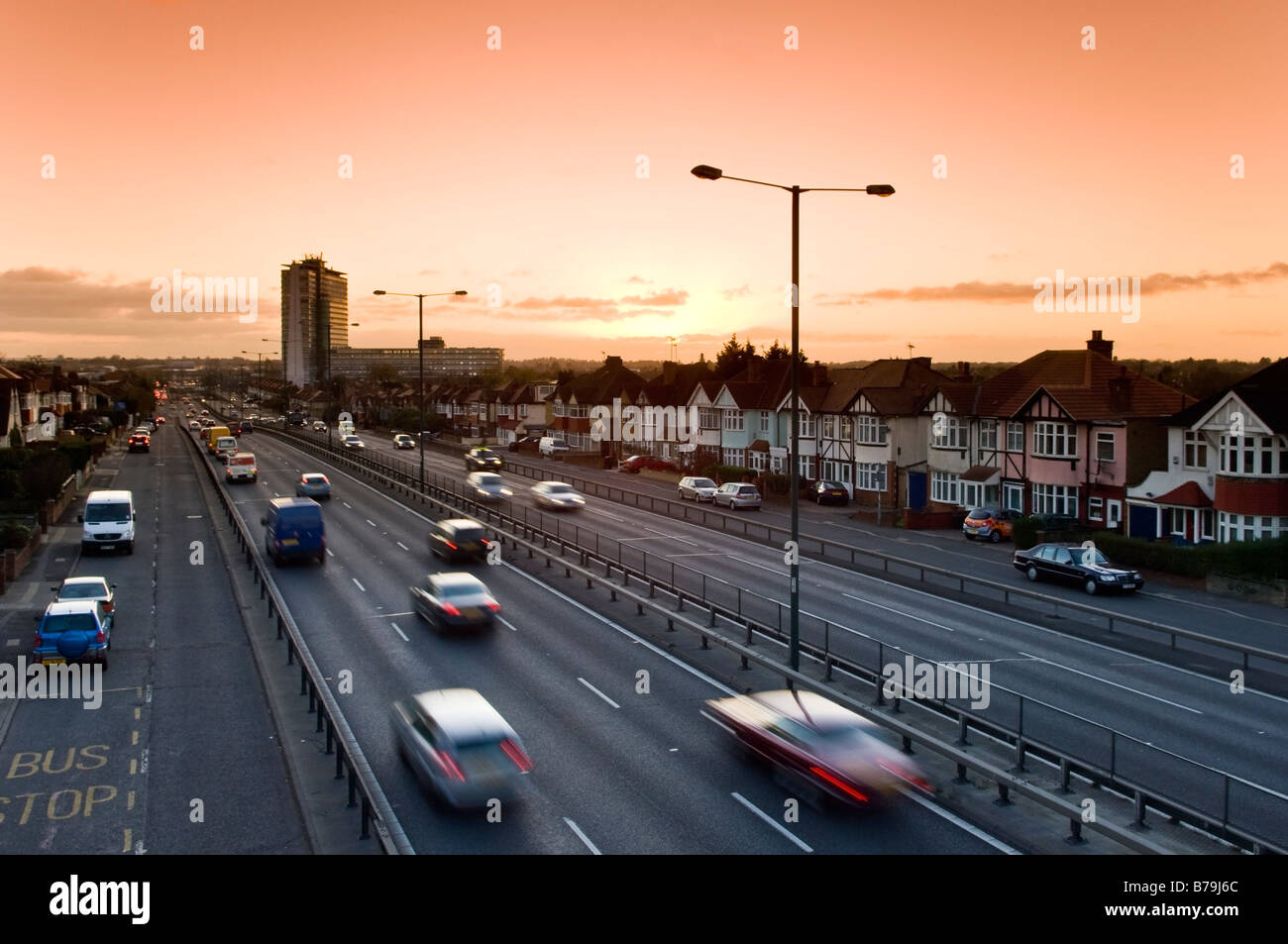 A3 dual carriageway going through hi-res stock photography and images ...