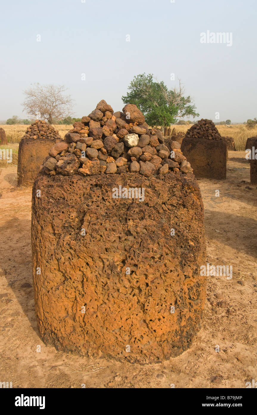 Wassu Stone Circles The Gambia Stock Photo