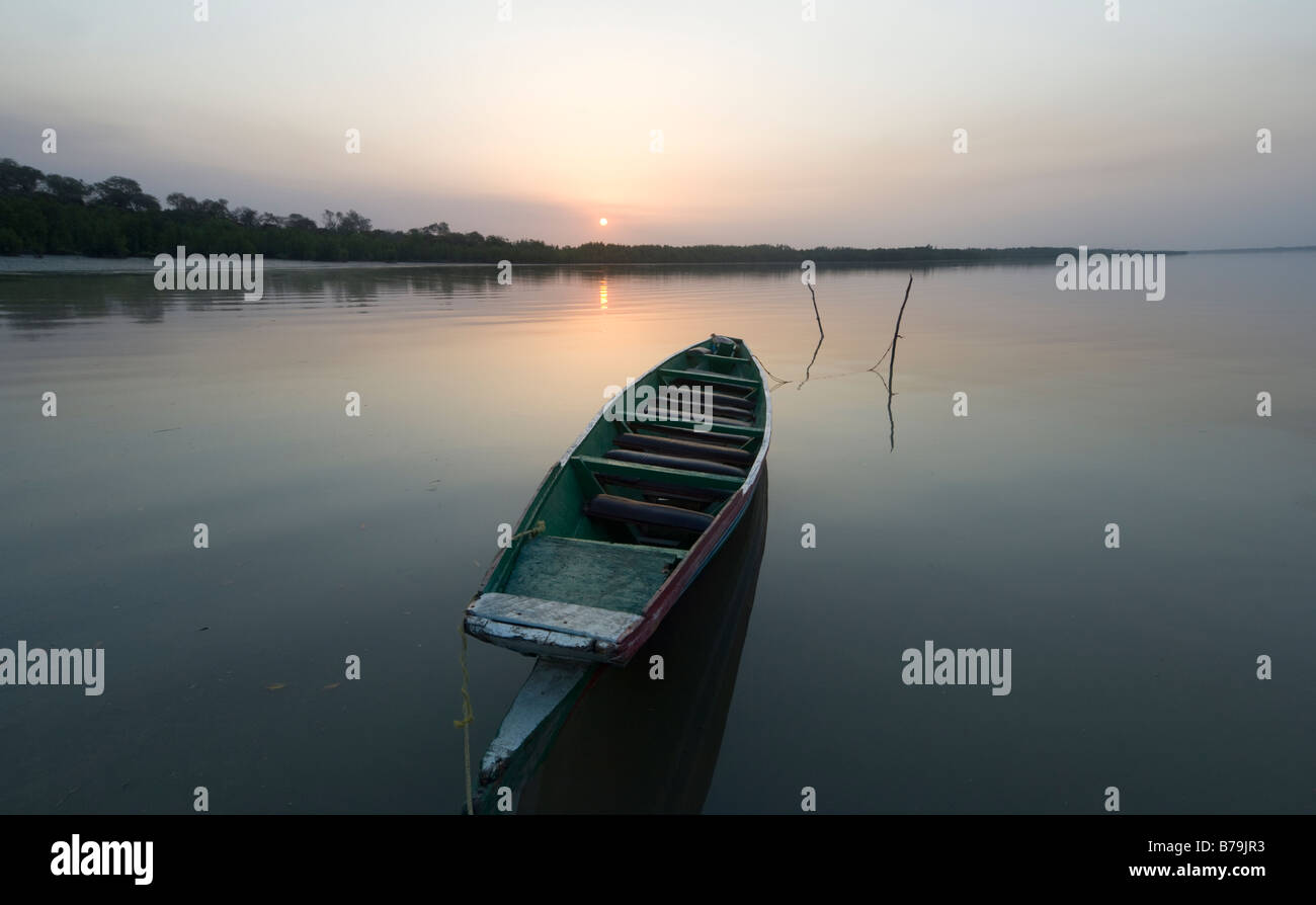 Gambia River, Tendaba Camp, The Gambia Stock Photo