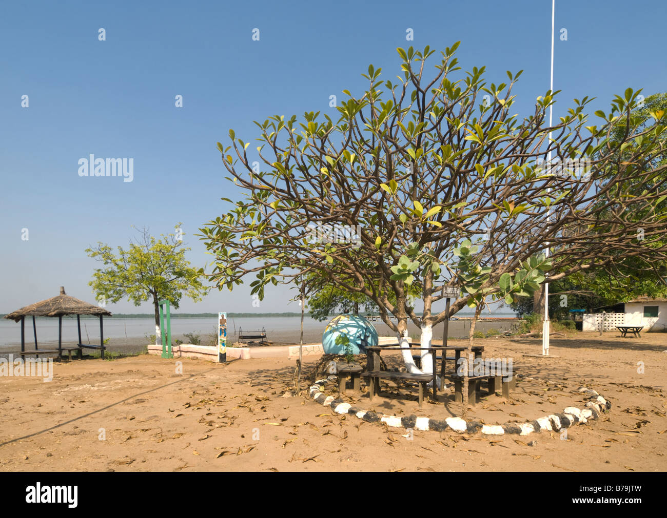 Tendaba Camp The Gambia Stock Photo