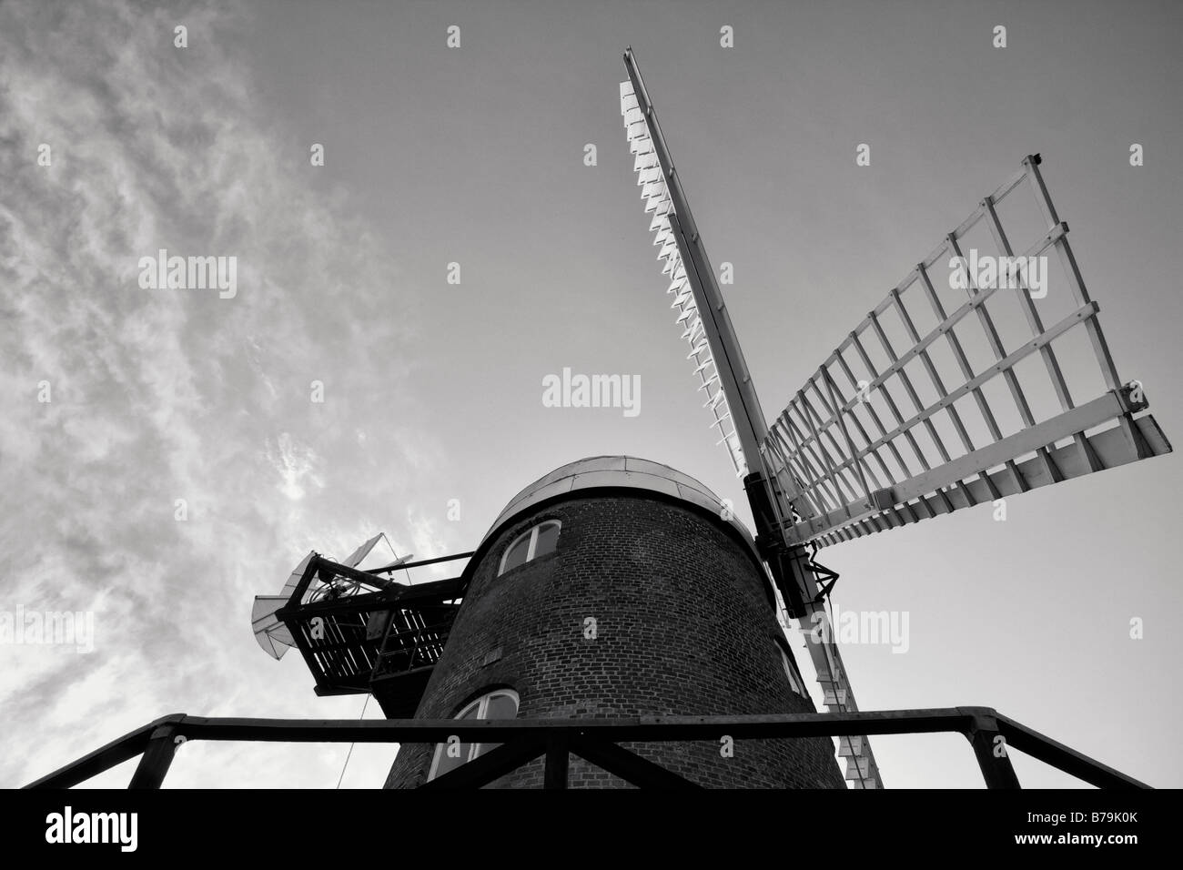 Windmill Sail Stock Photo