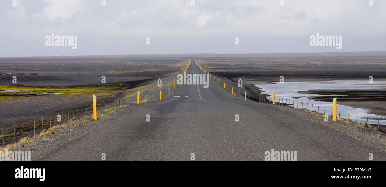 Route 1 Iceland Stock Photo