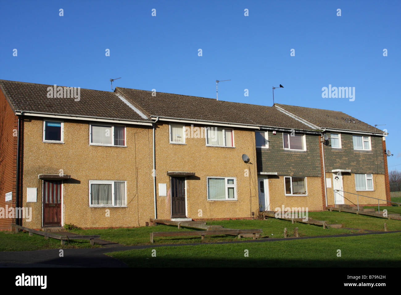 Social housing in the St Ann's area of Nottingham, England, U.K Stock