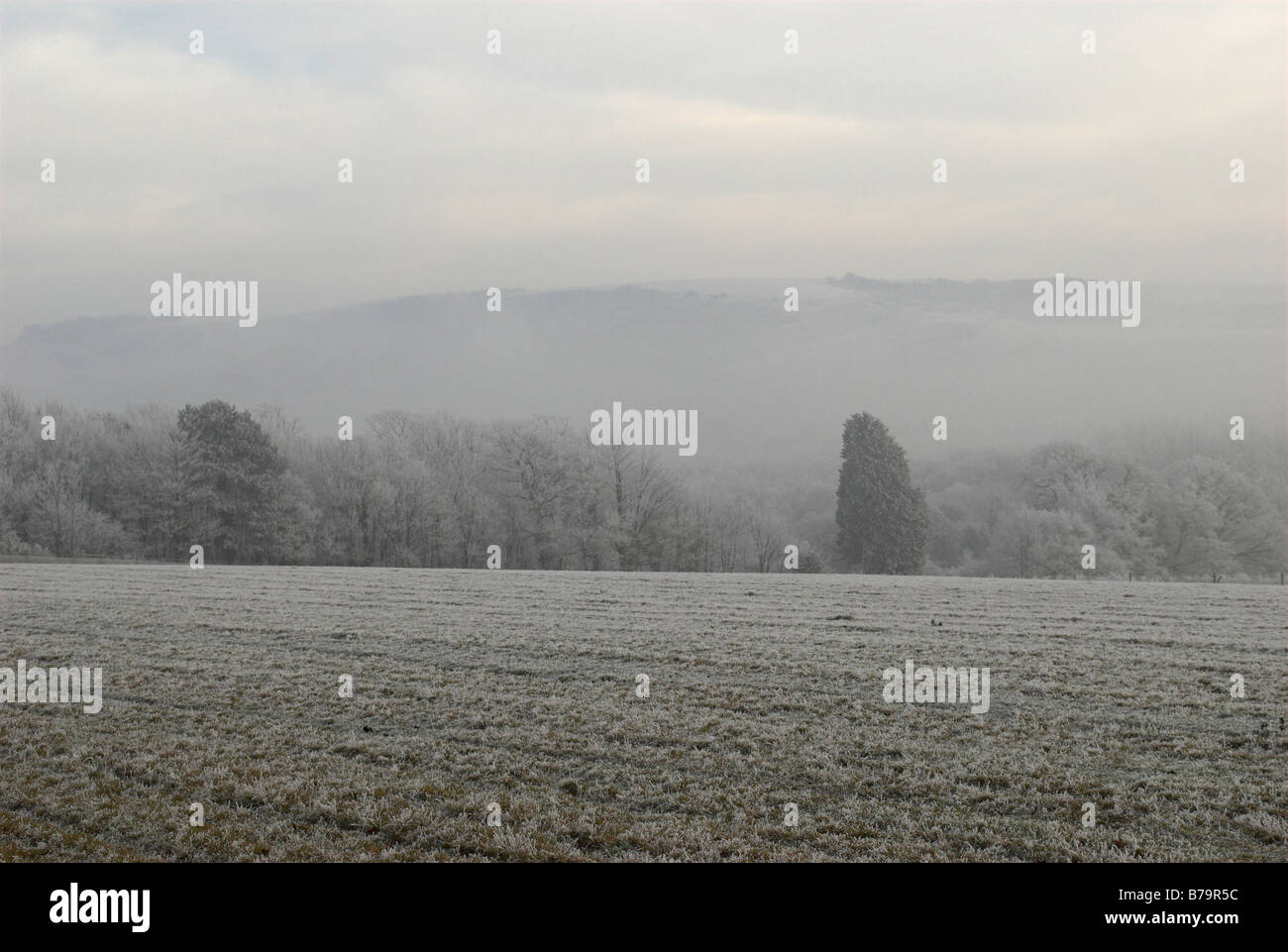 Ploughed field frost land hi-res stock photography and images - Alamy