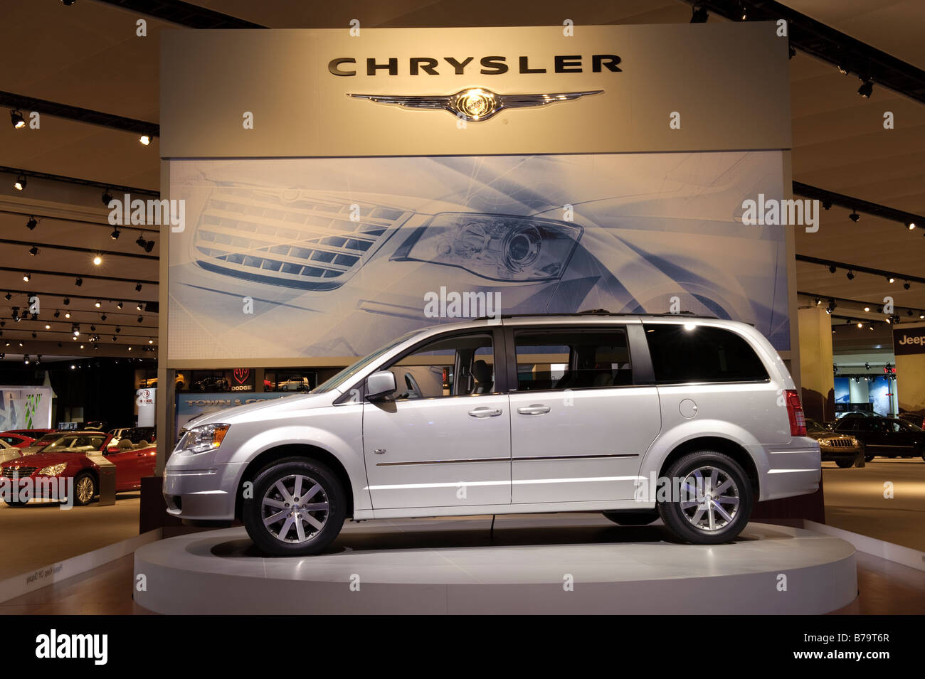 2009 Chrysler Town and Country minivan at the North American