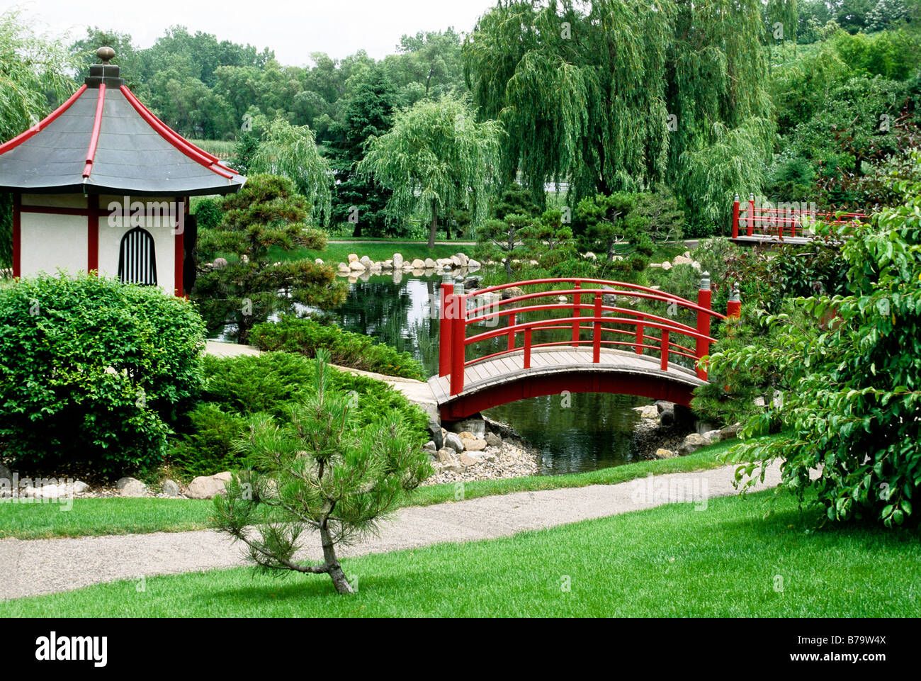 The Japanese Garden At Normandale Community College In Bloomington