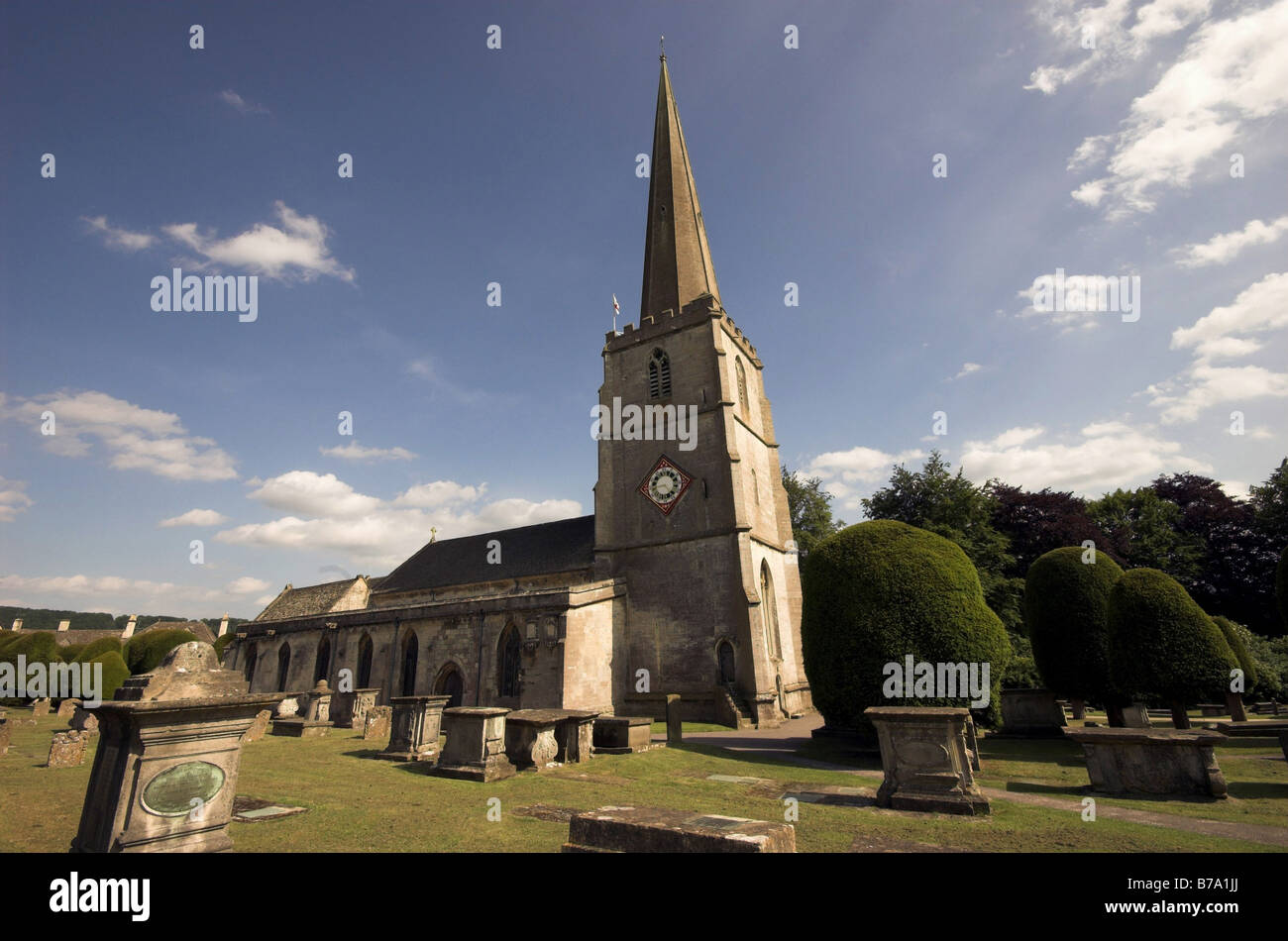 Painswick church Stock Photo