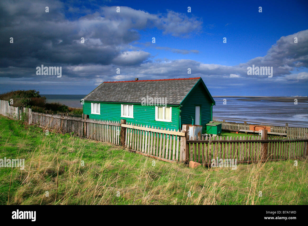 Green House on Hilbre Island Stock Photo Alamy