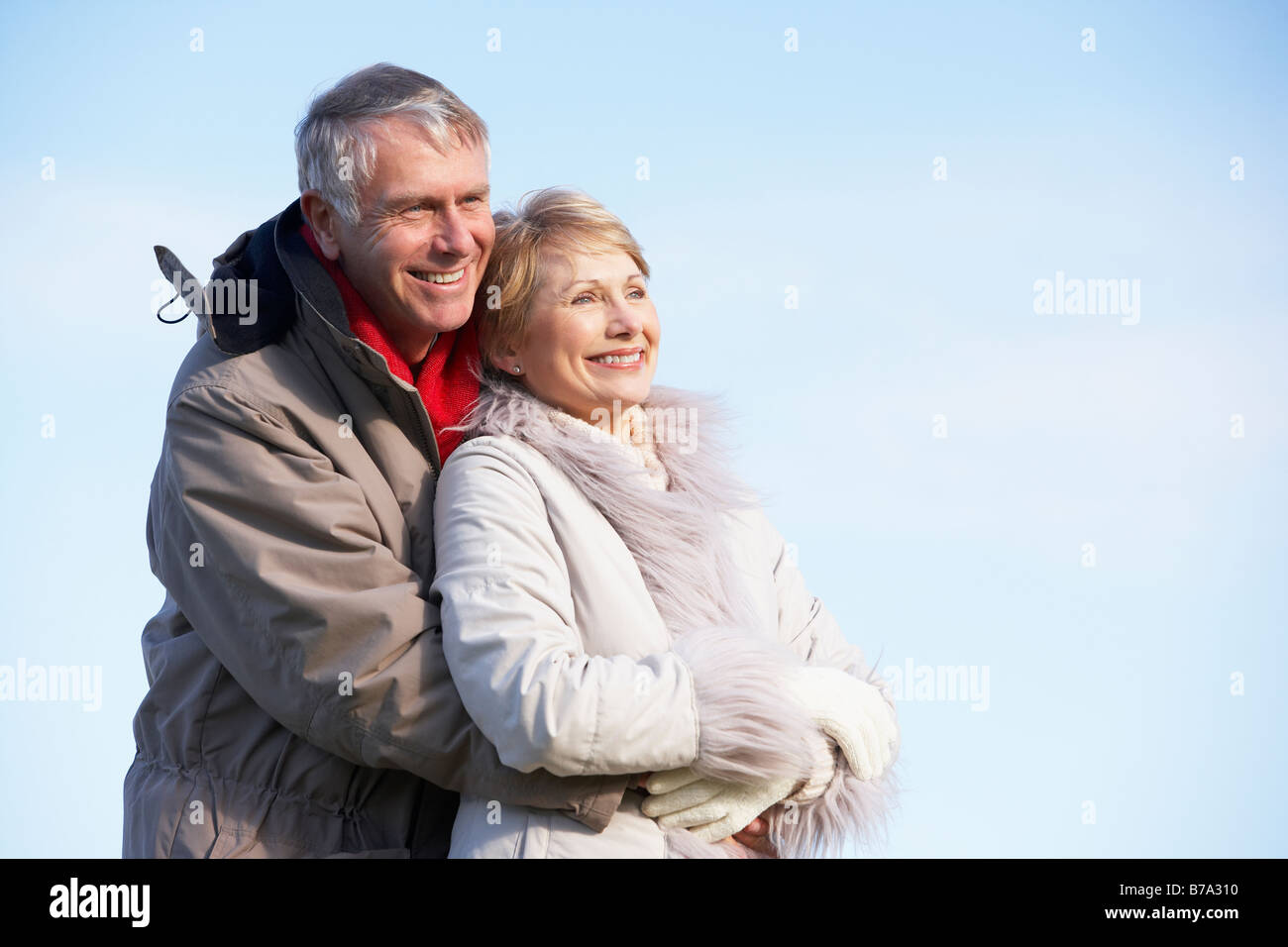 Woman man embracing in hi-res stock photography and images - Alamy