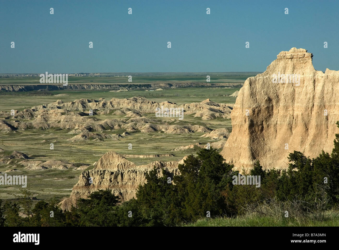 White River Valley Badlands National Park South Dakota USA Stock Photo ...