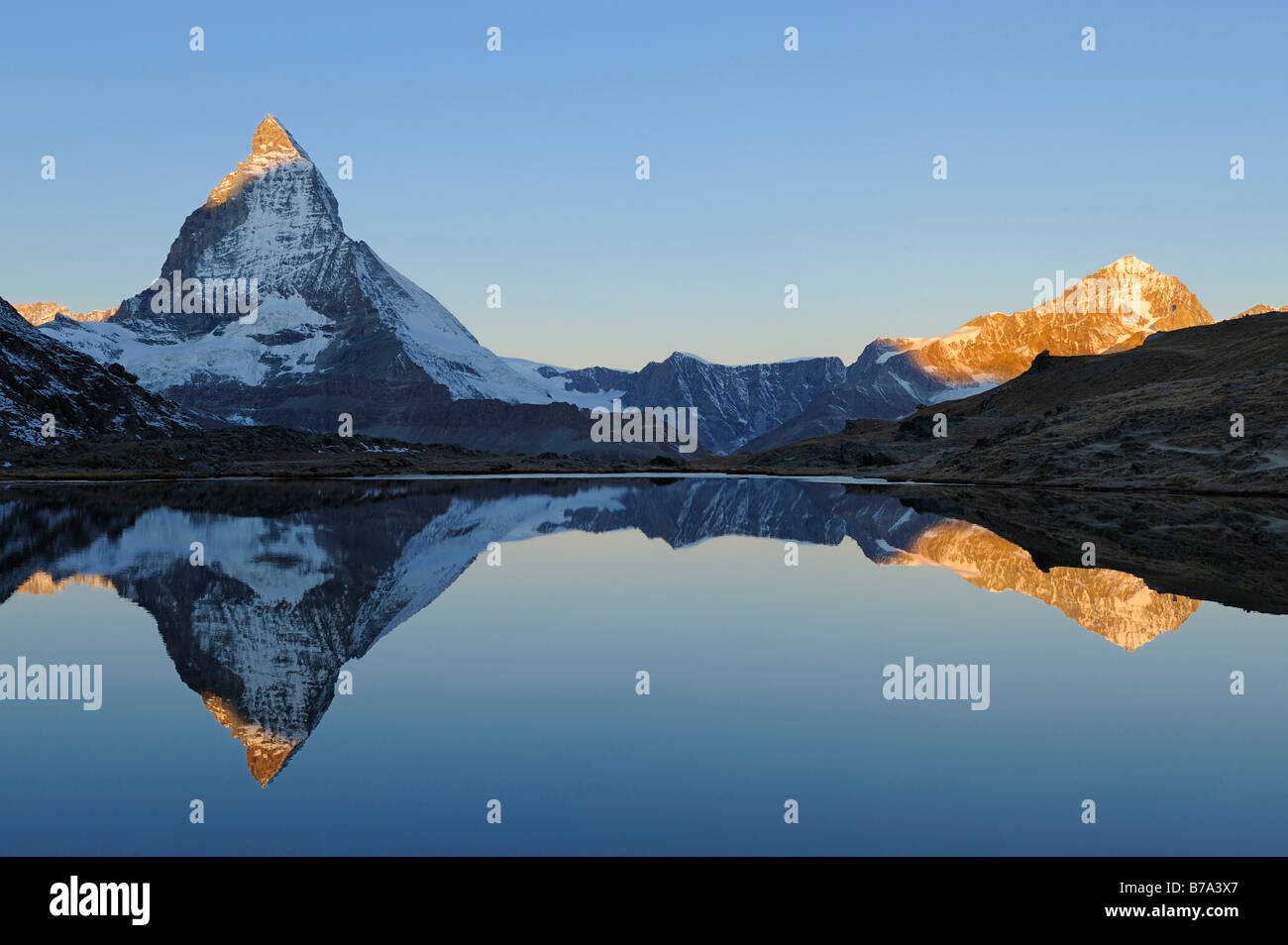 Matterhorn Reflection In Riffelsee Morning Light Zermatt Wallis matterhorn-reflection-in-riffelsee-morning-light-zermatt-wallis