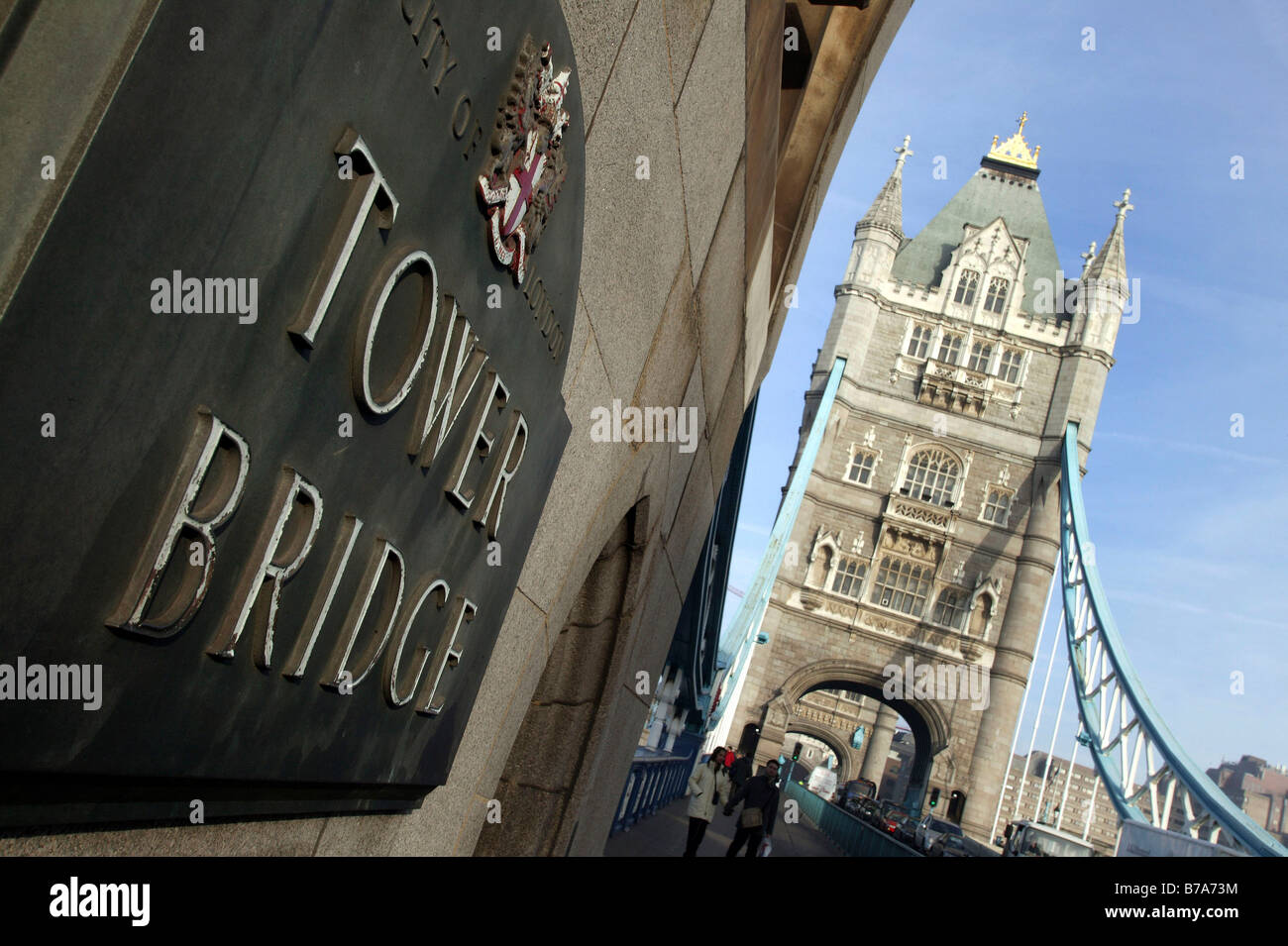 Tower Bridge in London, England, Great Britain, Europe Stock Photo