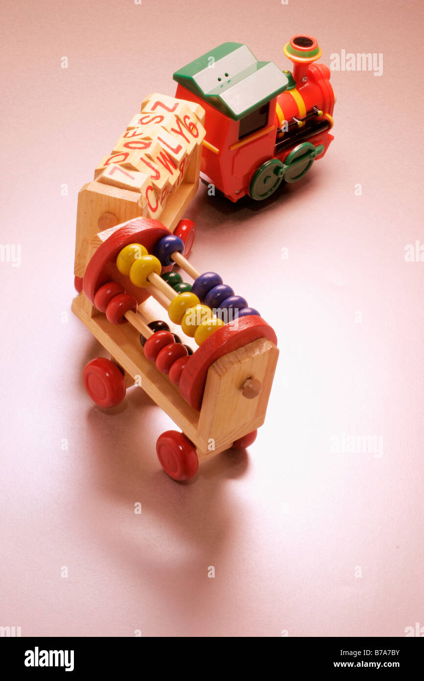 Toy train Stock Photo