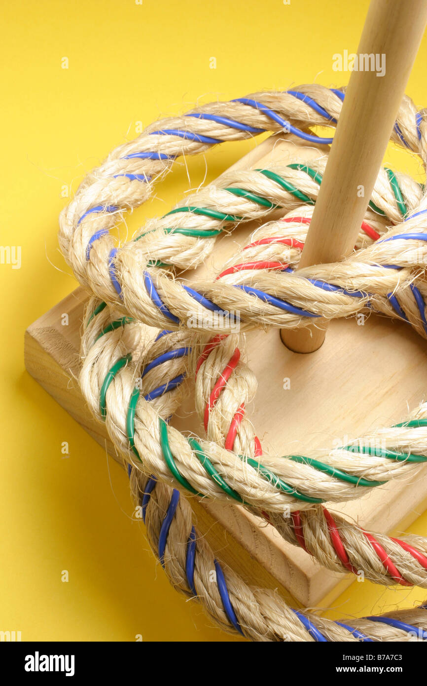 Ring toss game Stock Photo Alamy