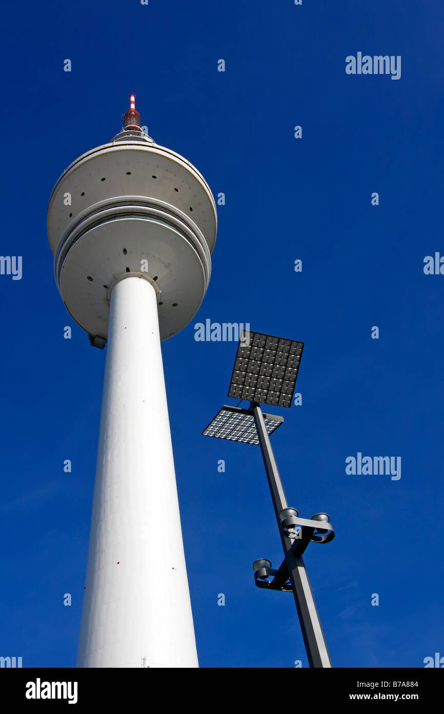 Tele-Michel, the Hamburg telecommunications or television tower, also called the Heinrich-Hertz-Turm, Hamburg, Germany, Europe Stock Photo