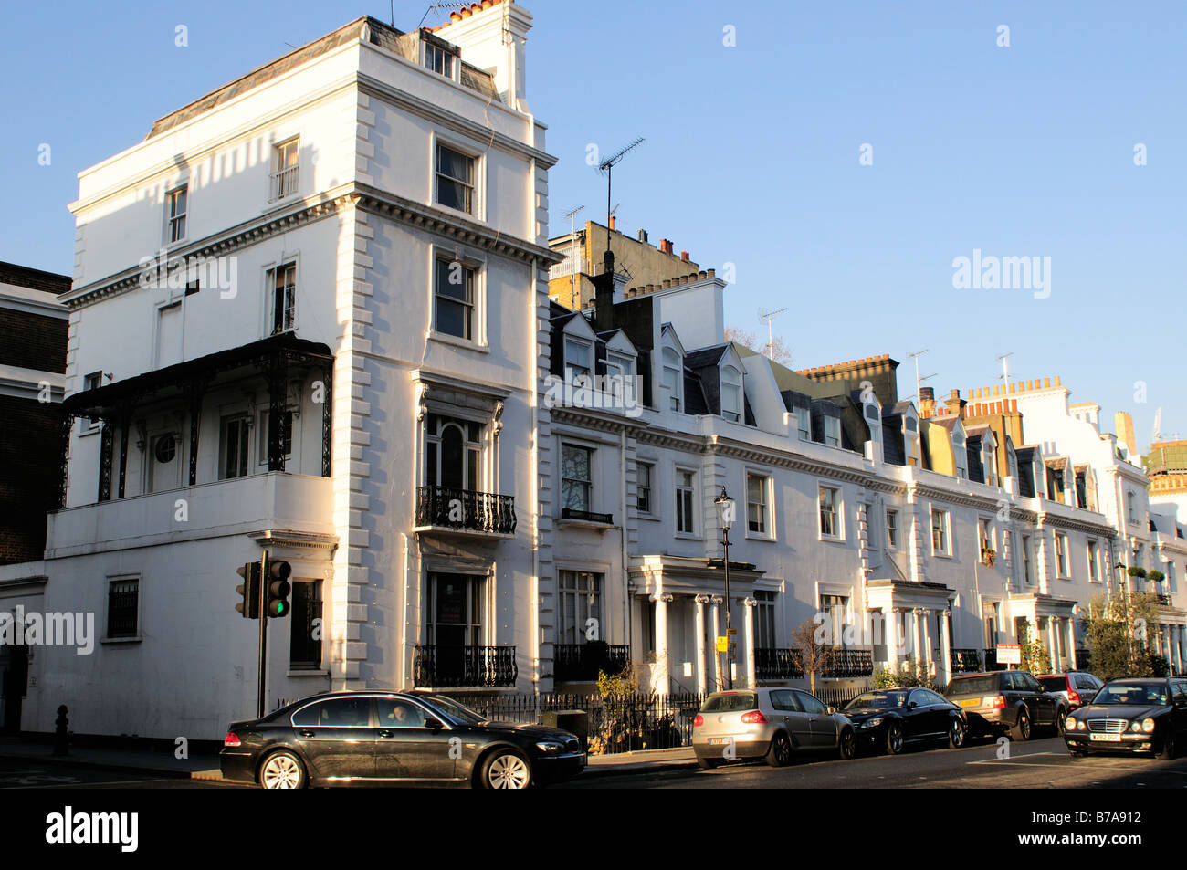 Houses in Walton Street Chelsea London SW3 UK Stock Photo Alamy