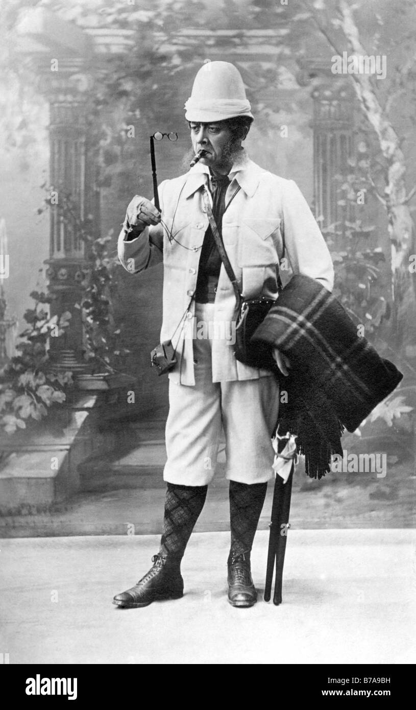 Historic photo, tropical fashion, ca. 1915 Stock Photo