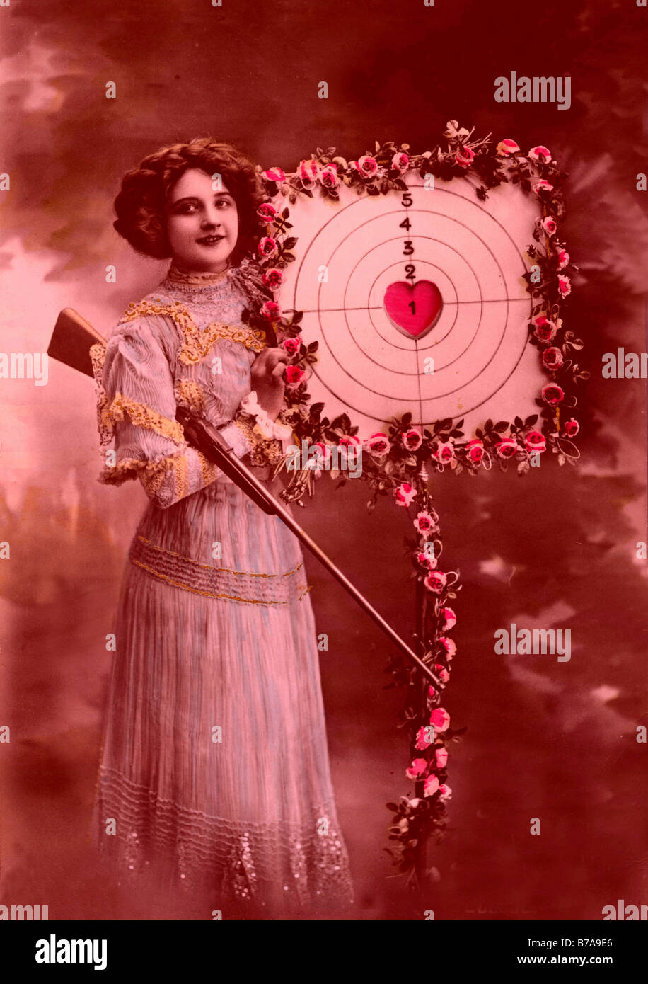 1920s Woman With Rifle High Resolution Stock Photography and Images - Alamy
