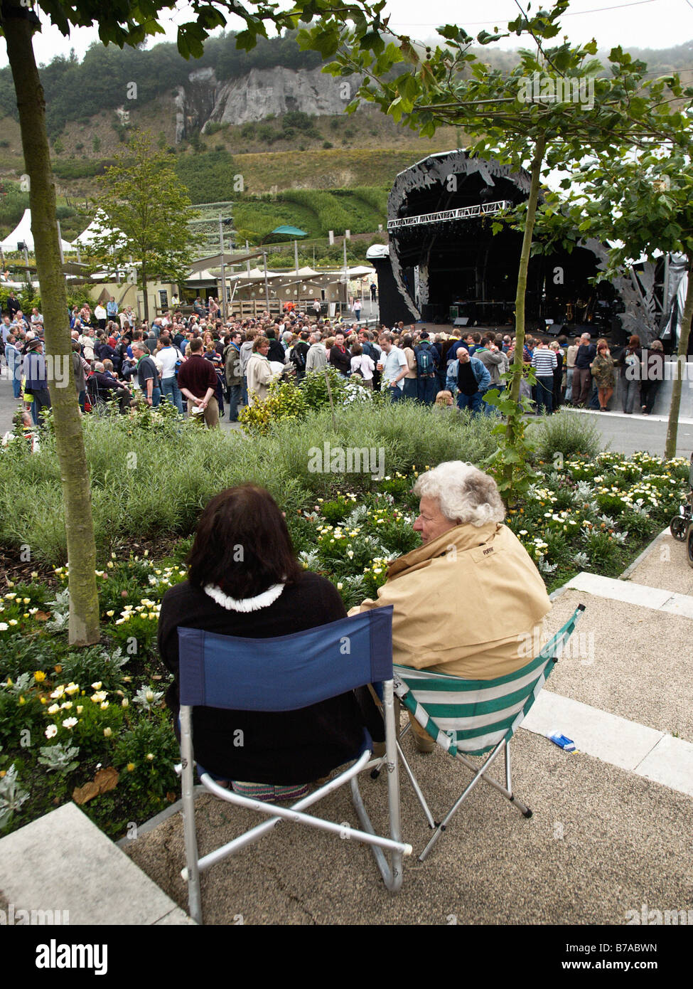 Eden Sessions Brian Wilson, Eden Project, Cornwall Stock Photo Alamy