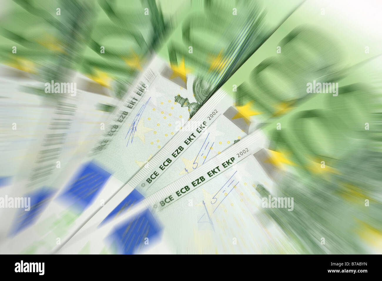 100 Euro banknotes Stock Photo