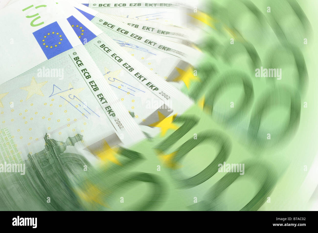 Euro banknotes Stock Photo