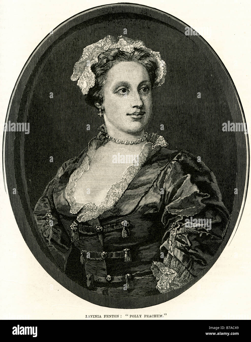 lavinia fenton polly peachum Paulet Duchess of Bolton 1708 - 24 January 1760 English actress Stock Photo