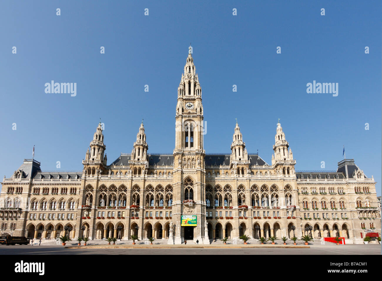 New city hall, Neues Rathaus, Vienna, Austria, Europe Stock Photo