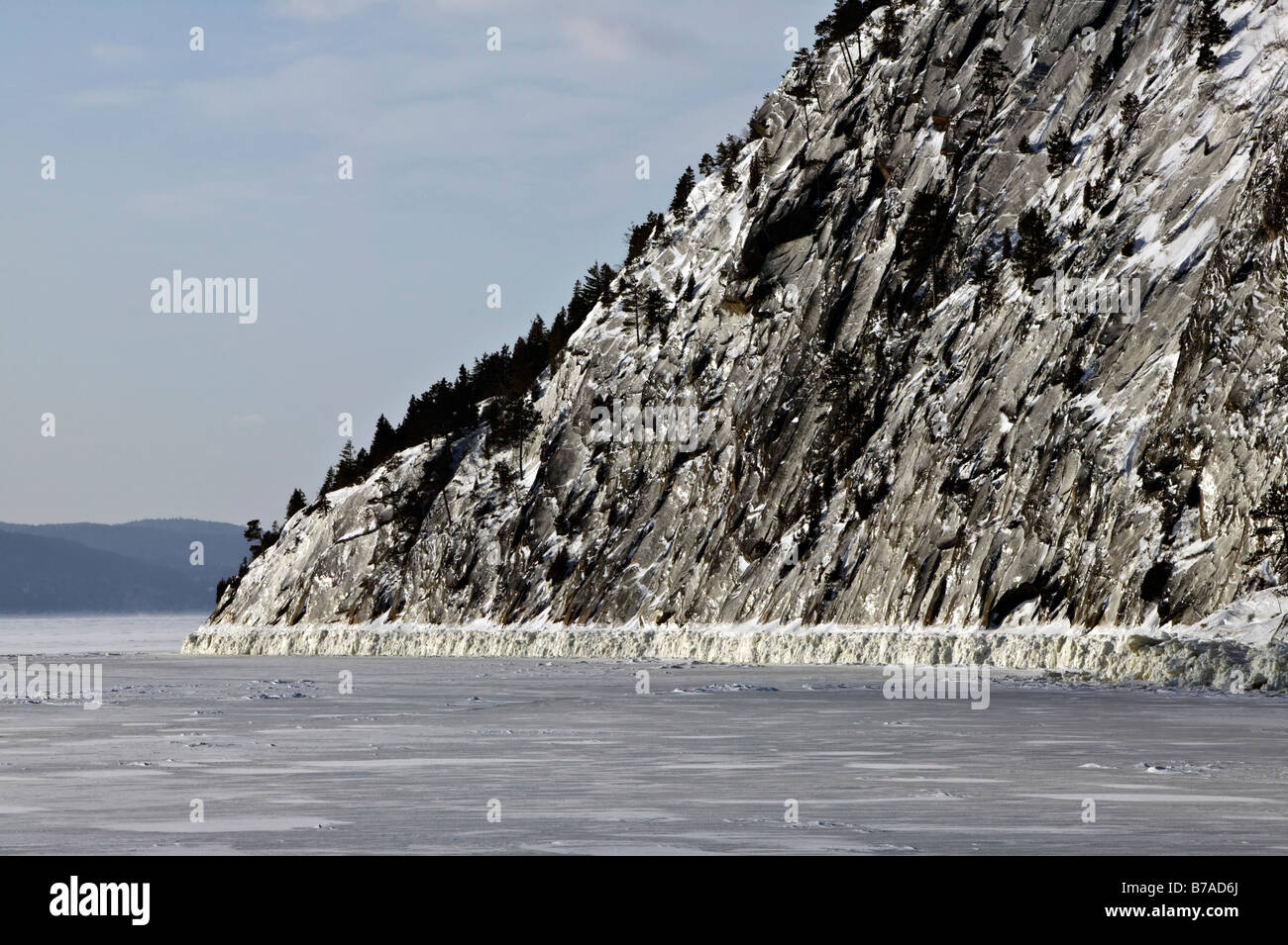 Saguenay Fjord, Quebec Stock Photo