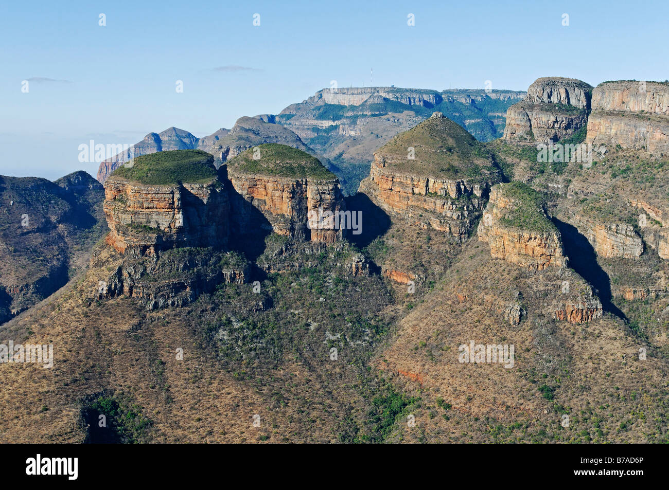 Rock formation Three Rondavels, Blyde River Canyon, Mpumalanga, South ...
