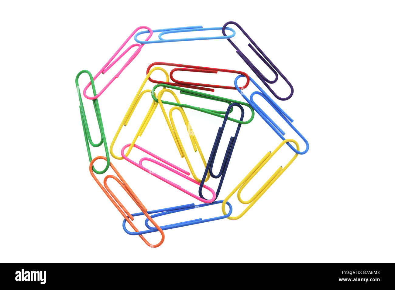 Chain of paper clips hires stock photography and images Alamy