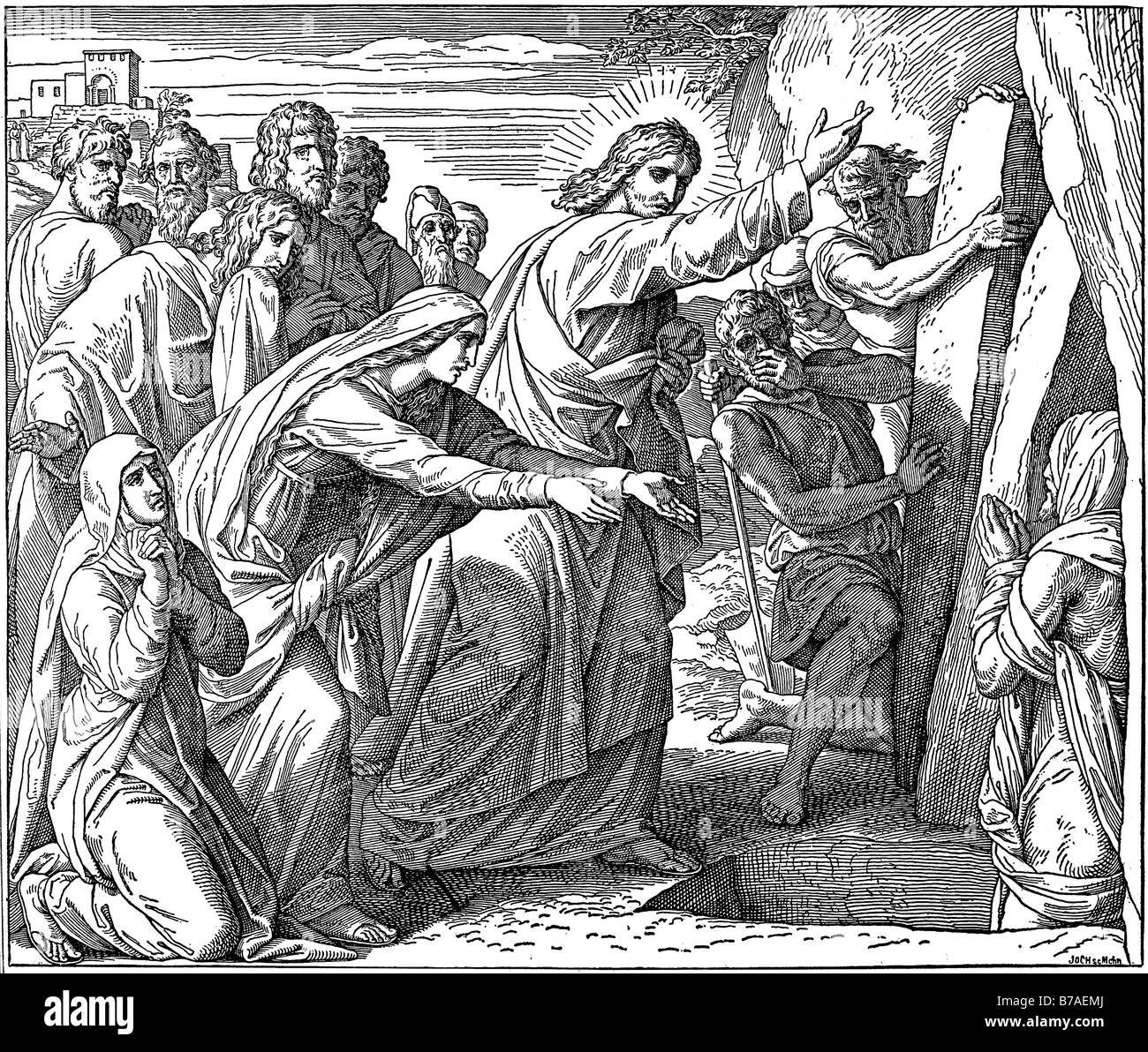 Lazarus revival Black and White Stock Photos & Images - Alamy
