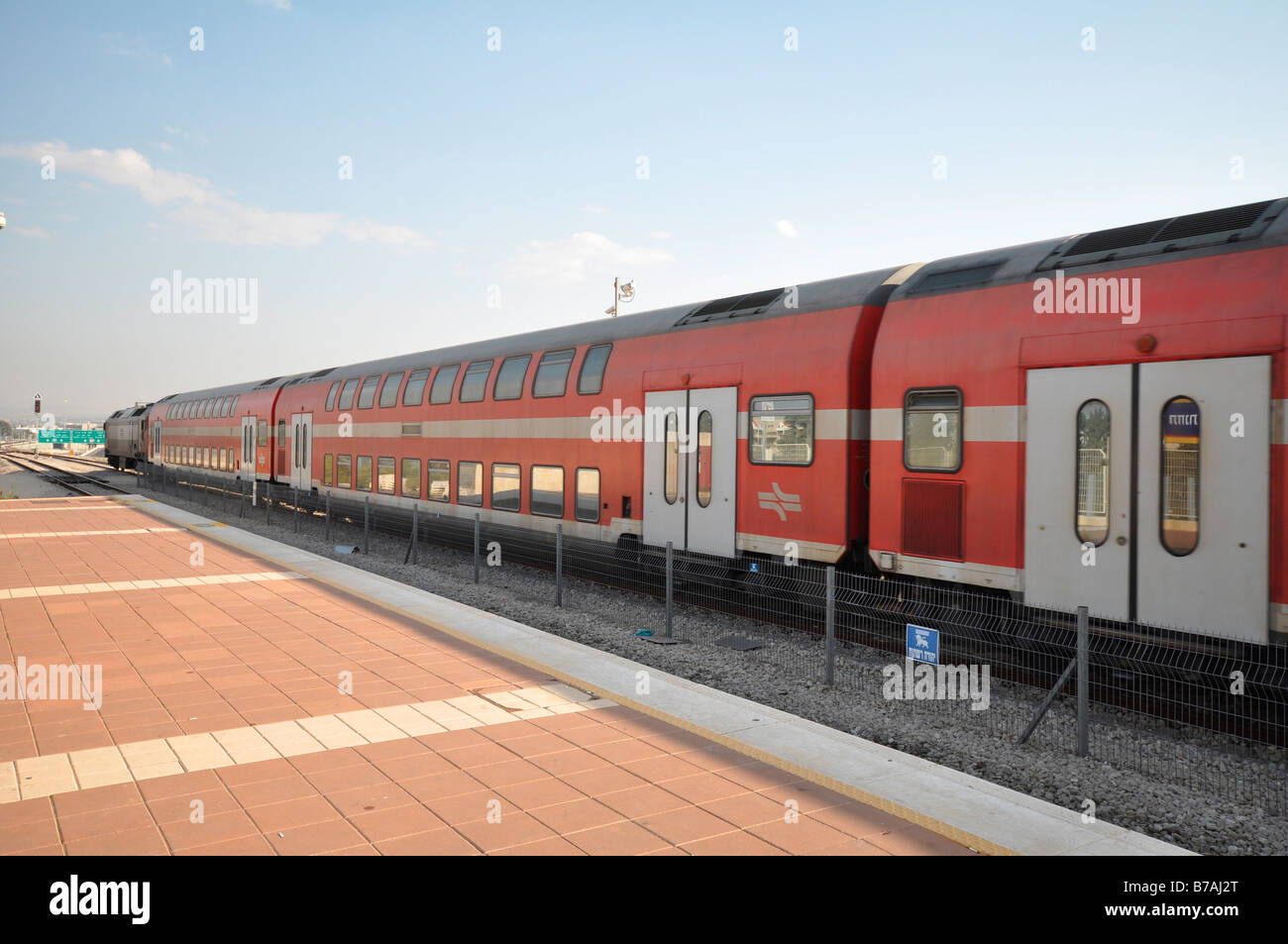 Modern Israeli Train Stock Photo Alamy