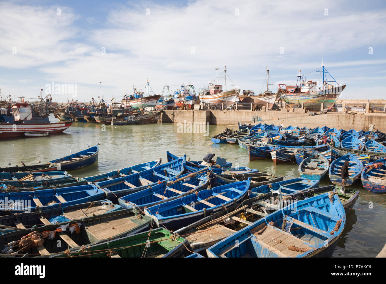 Harbour port small fishing boats hi-res stock photography and images ...