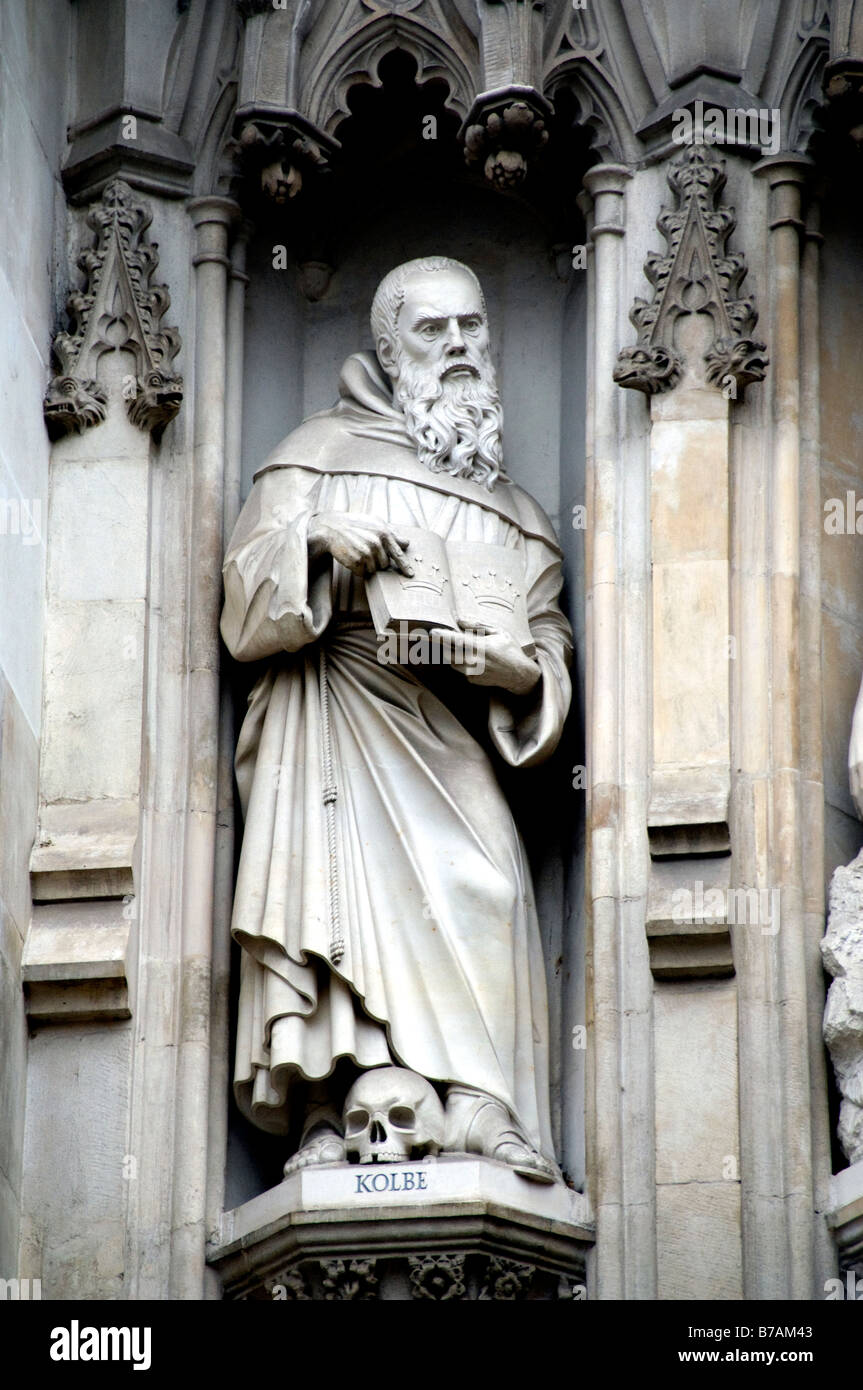 Maximilian Kolbe Westminster Abbey medieval architecture London England Stock Photo