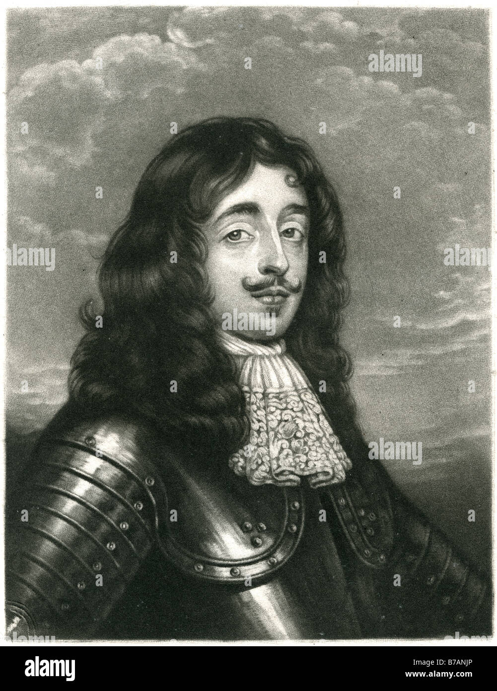 Charles Stanley, 8th Earl of Derby (January 19, 1628 – December 21, 1672), an English nobleman was the only son of James Stanley Stock Photo