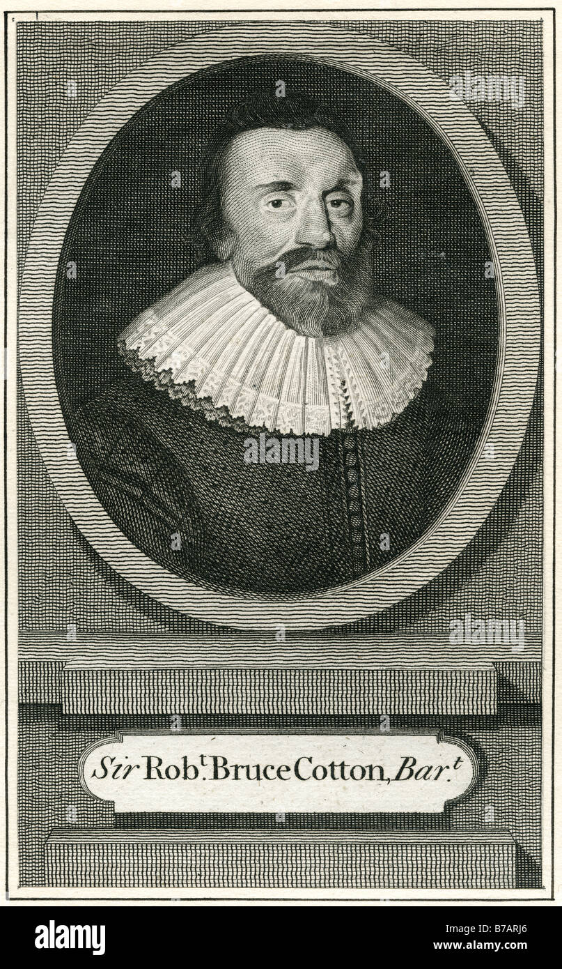 Sir Robert Bruce Cotton, 1st Baronet (22 January 1570/1 – 6 May 1631) was an English politician, founder of the famous Cotton Stock Photo
