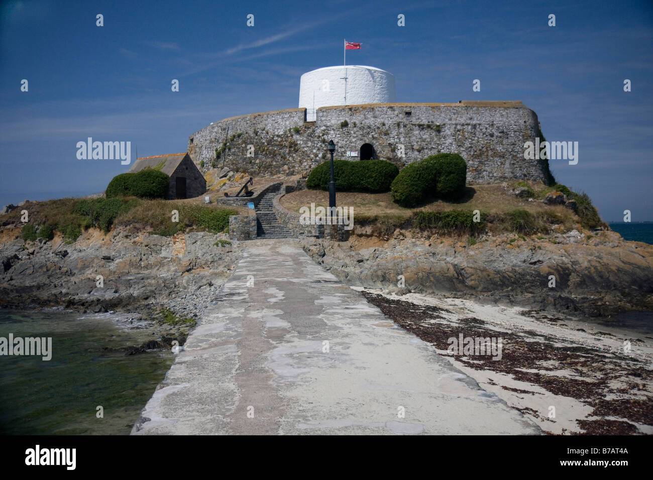 Pleinmont observation tower guernsey hires stock photography and