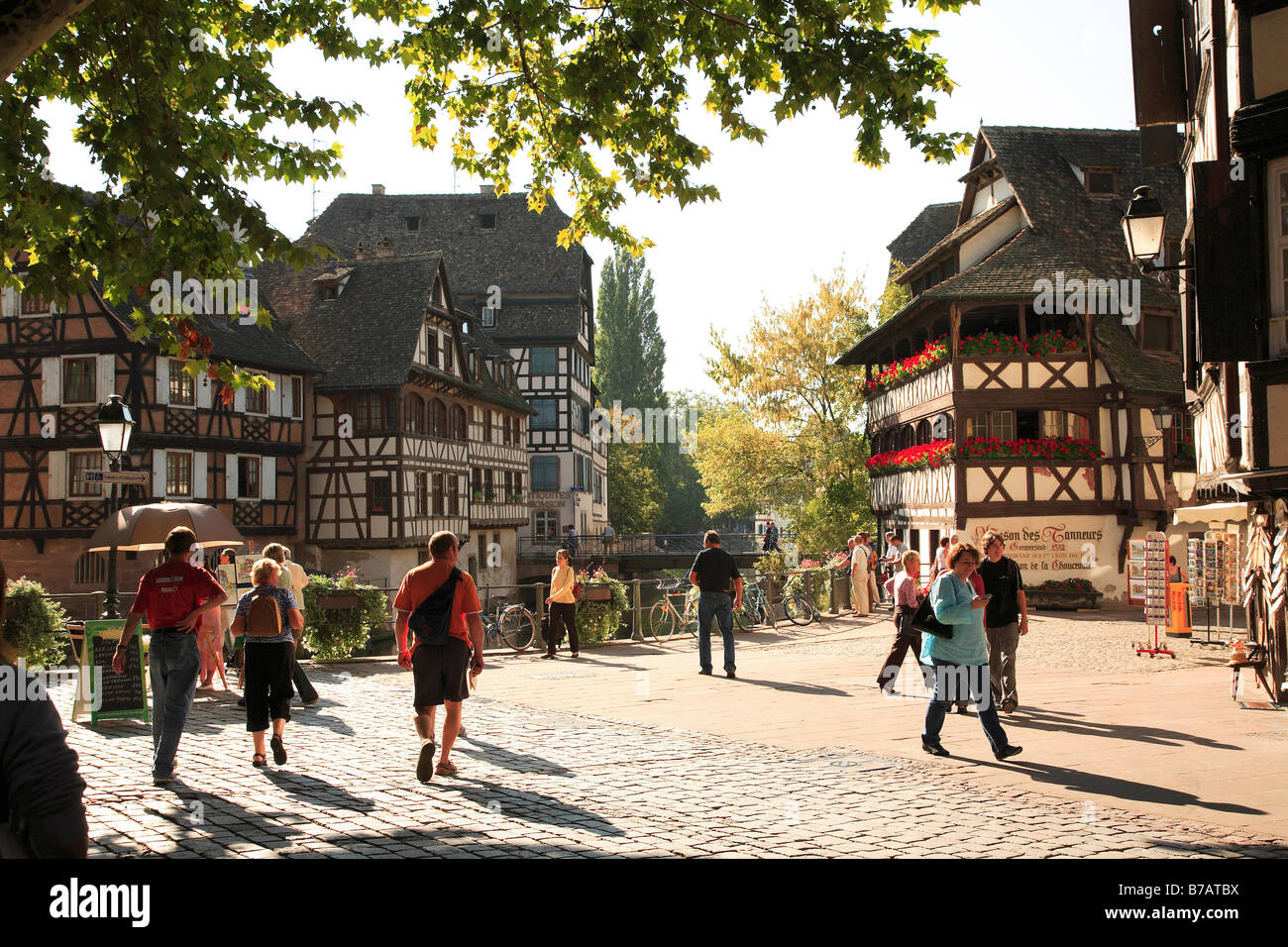 PETITE FRANCE DISTRICT STRASBOURG ALSACE Stock Photo