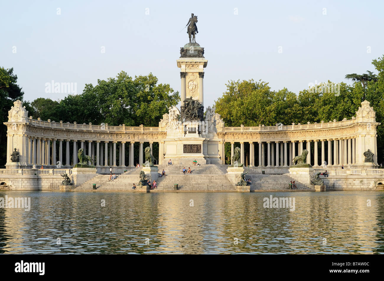 Mausoleum of Alphonso XII, Parque del Buen Retiro, Madrid, Spain Stock Photo